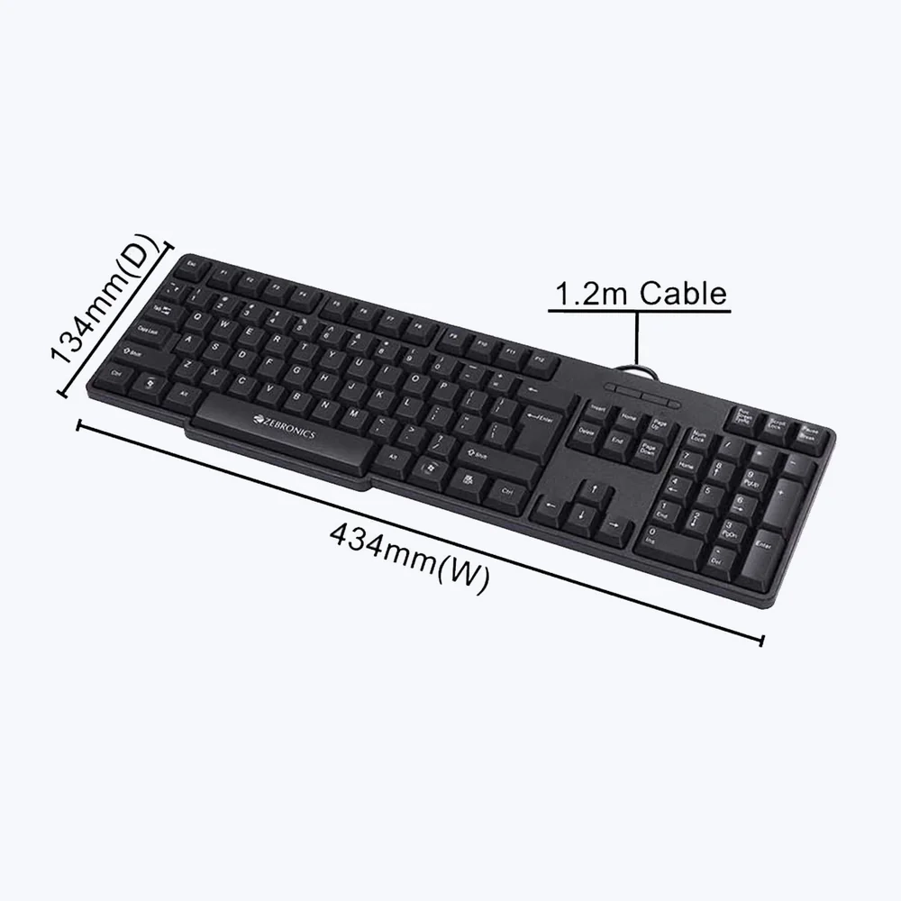 Zebronics USB Keyboard Mouse Combo Judwaa 750 view 3